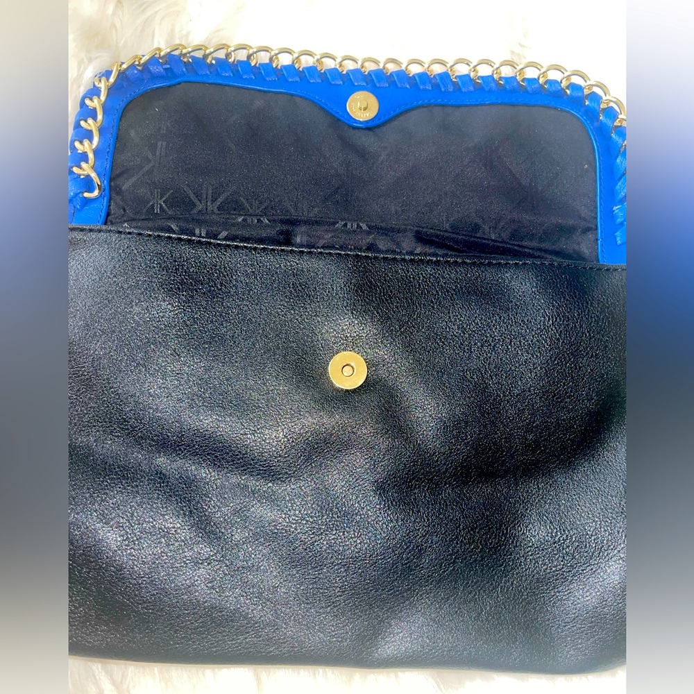 Blue Clutch/Wristlet - Picture 2 of 6